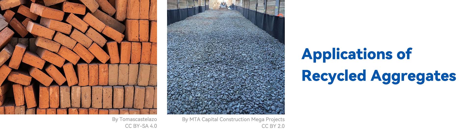 Applications of Recycled Aggregates